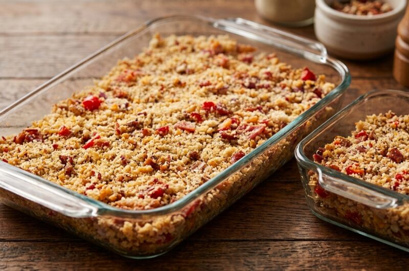 Cauliflower Mac ’n’ Cheese with Bacon Crumb Topping
