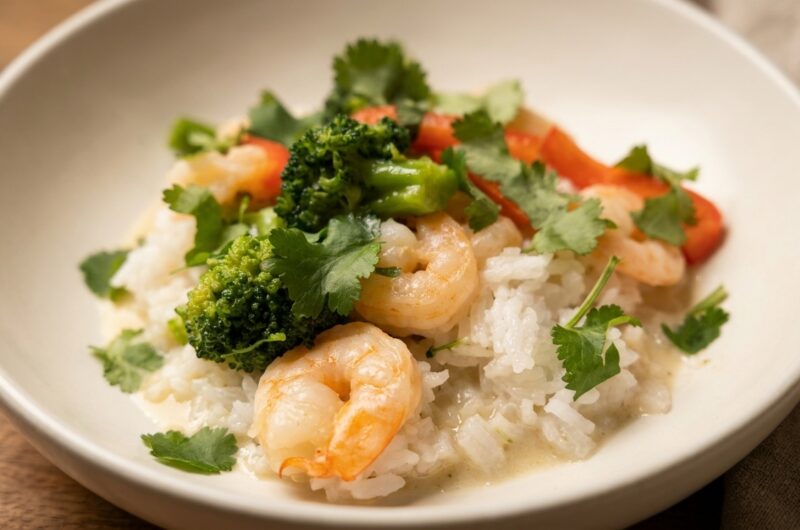 Easy Thai Green Curry Shrimp
